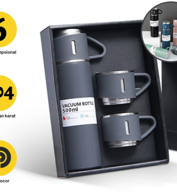 Bright Crown Termos Vacuum Flask Gift Set Hampers