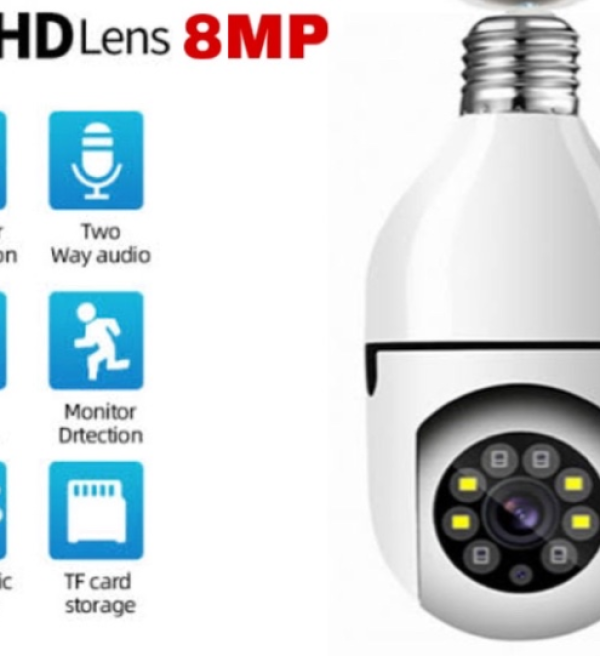 CCTV Lampu V380 Pro 8MP Kamera CCTV Wifi